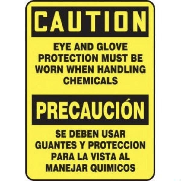 Accuform BILINGUAL Safety Sign SPANISH SBMPPE440XP SBMPPE440XP - main